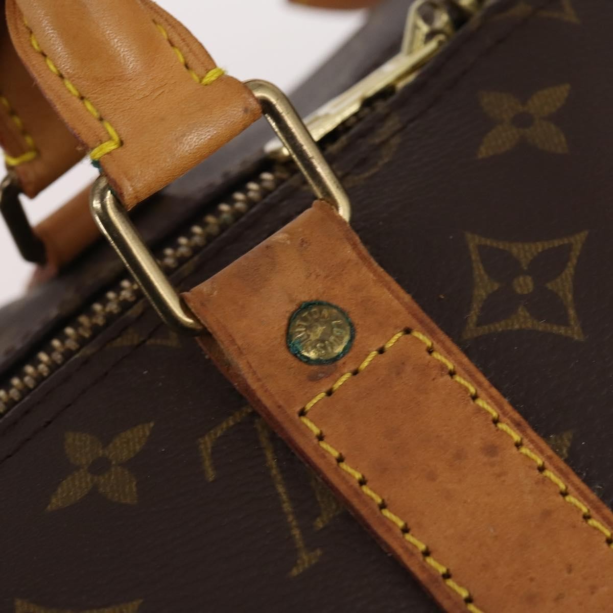 Louis Vuitton Keepall Bag Monogram Canvas Brown Canvas Travel Bag