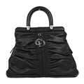 Christian Dior Karenina Tote Lambskin Black Leather Tote Bag Bag (Pre-Owned)