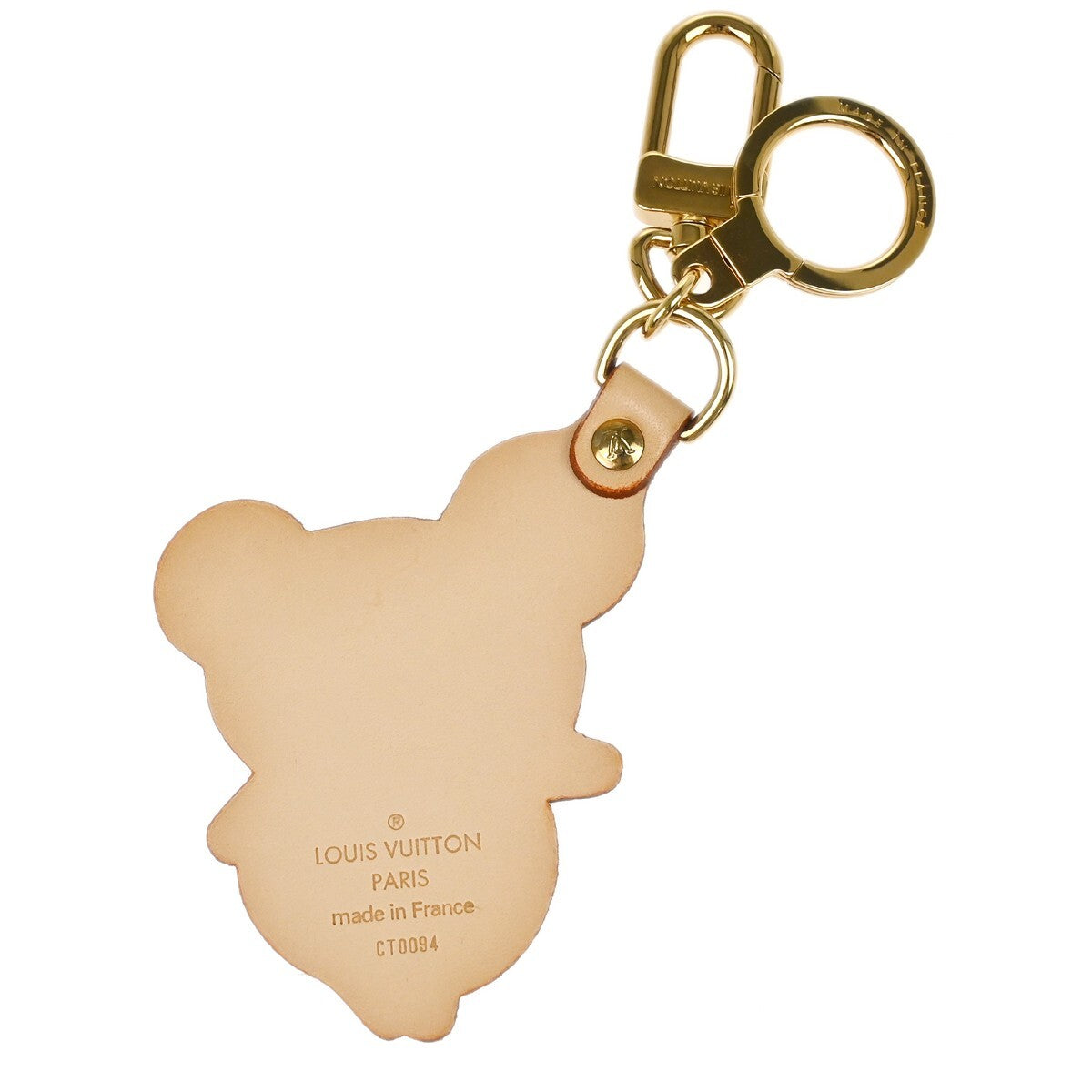 Louis Vuitton Murakami Panda Bag Charm And Keychain Vachetta Leather Beige Leather Charms And Keychains Accessory