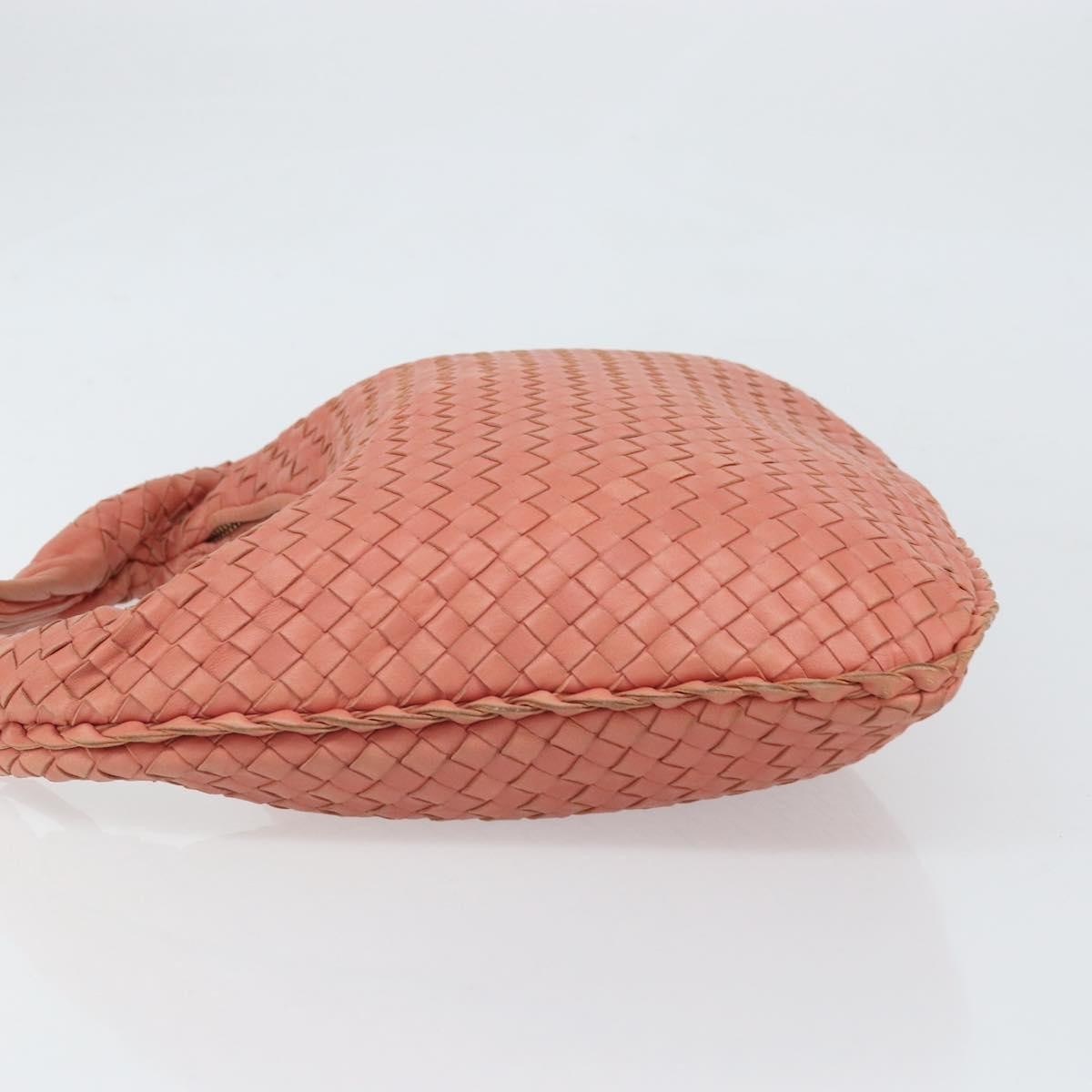 Bottega Veneta Veneta Hobo Intrecciato Nappa Pink Leather Handbag