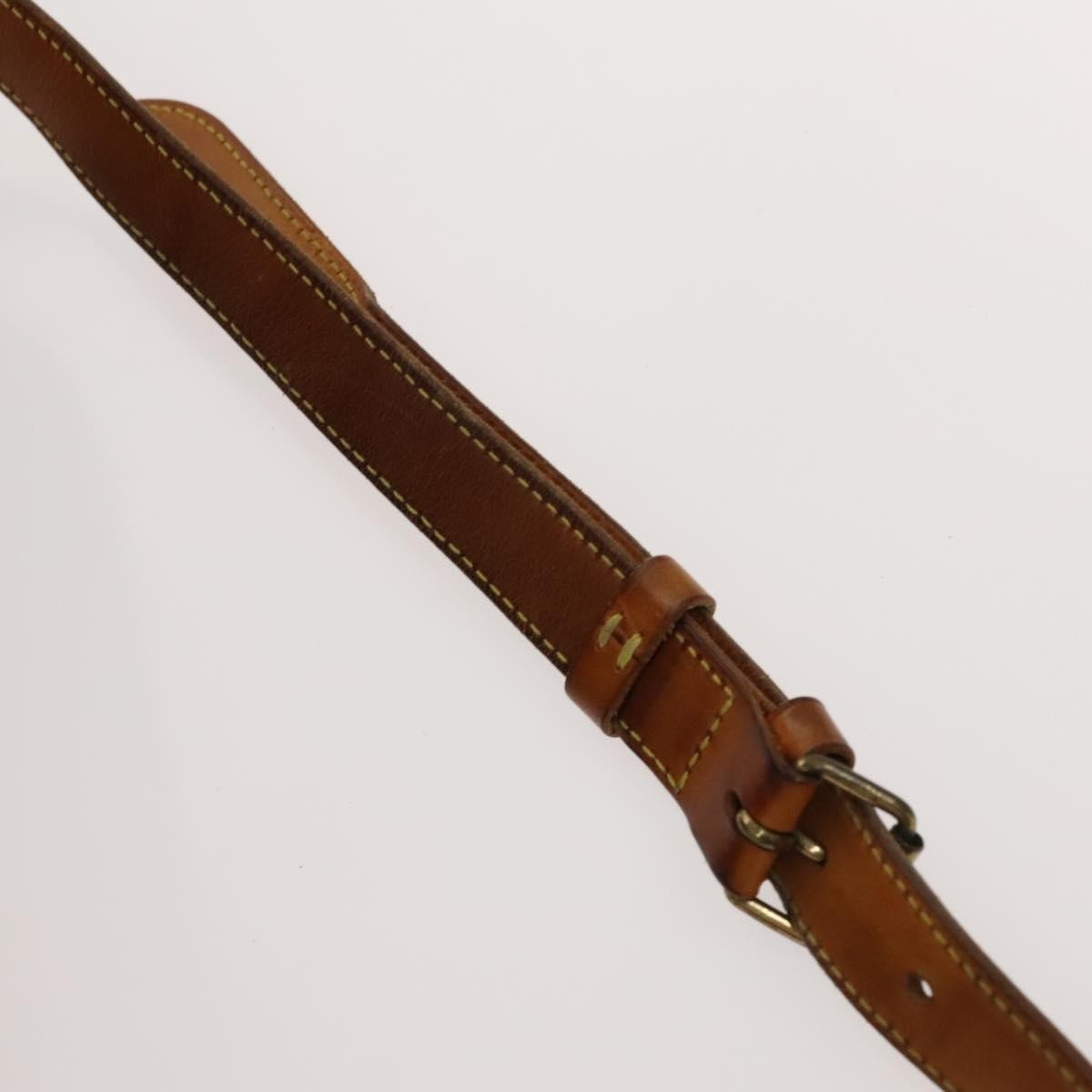 Louis Vuitton Saumur Handbag Monogram Canvas Brown Canvas Shoulder Bag