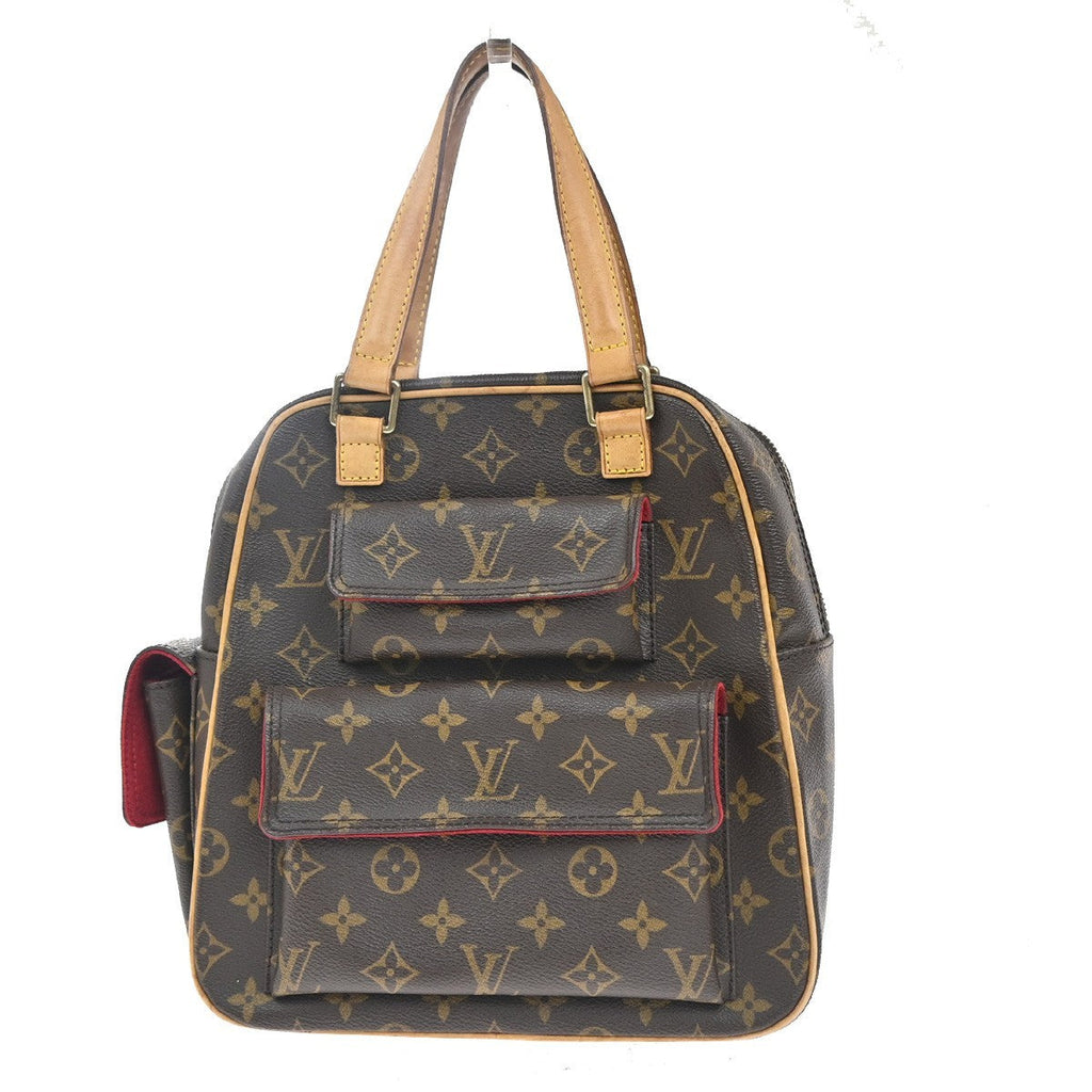 Louis Vuitton Excentri-Cite Handbag Monogram Canvas Brown Canvas Handbag