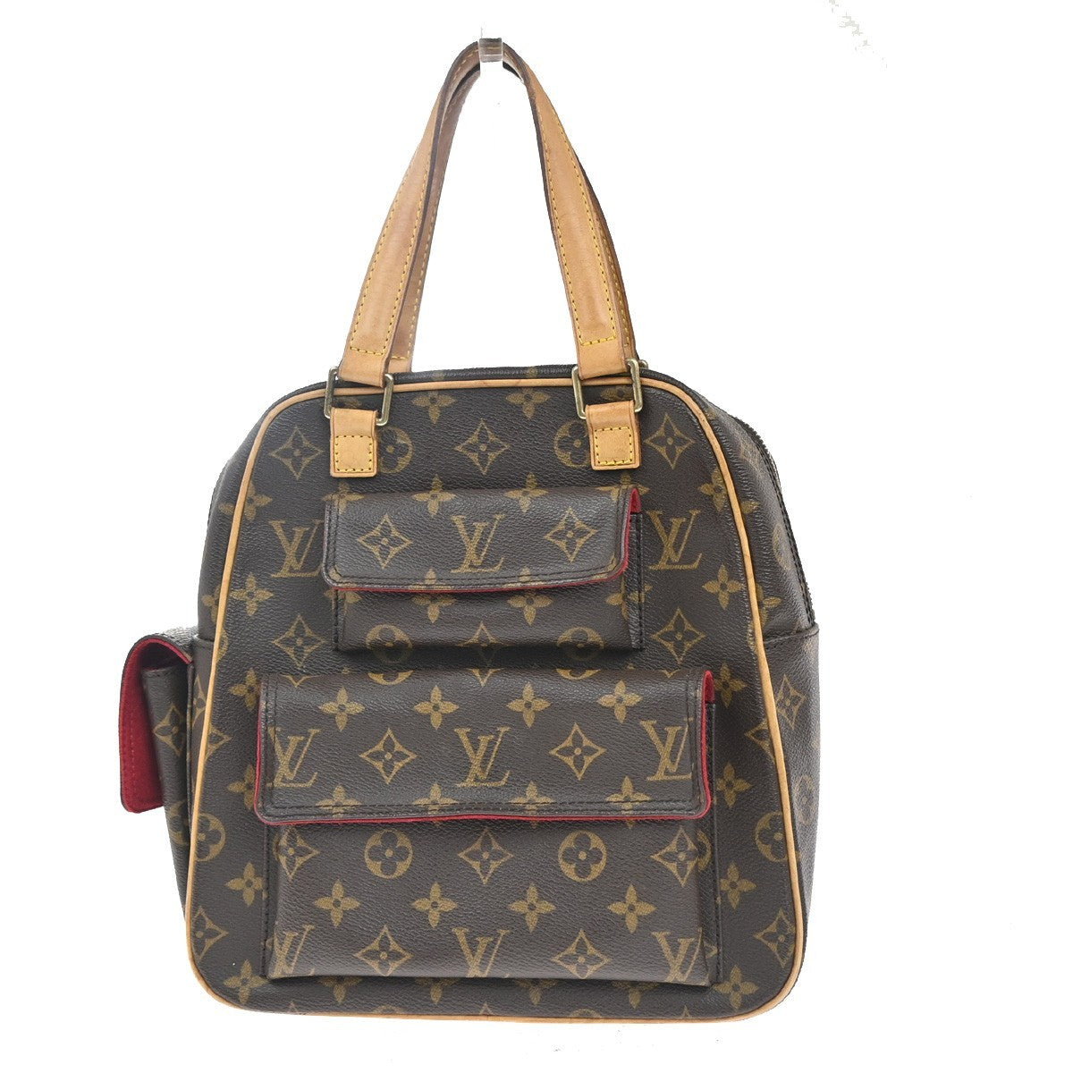 Louis Vuitton Excentri-Cite Handbag Monogram Canvas Brown Canvas Handbag