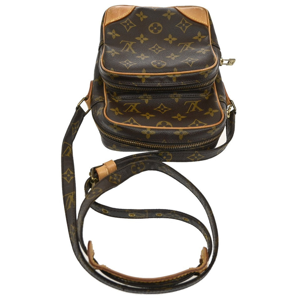 Louis Vuitton Amazone Bag Monogram Canvas Brown Canvas Shoulder Bag