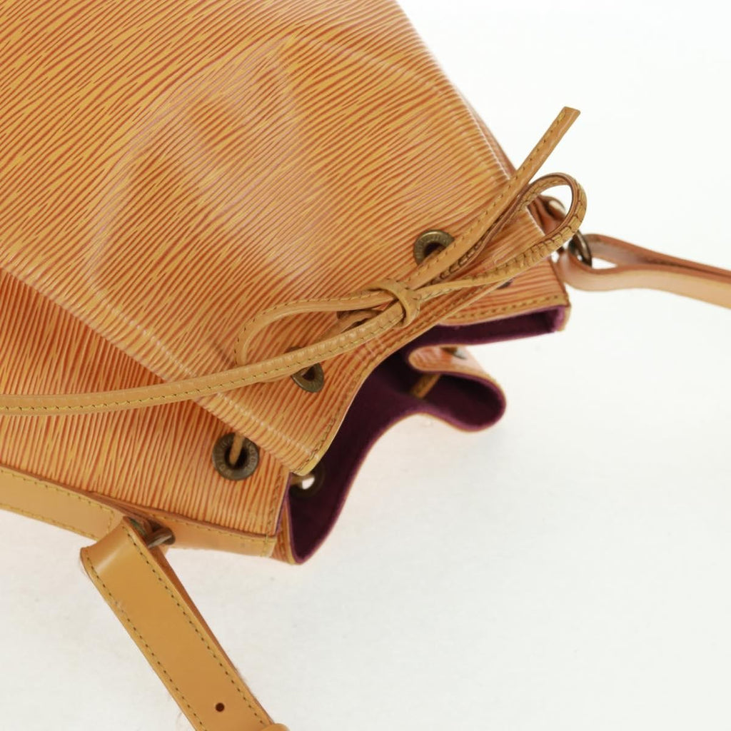 Louis Vuitton Petit Noe Handbag Epi Leather Yellow Leather Shoulder Bag