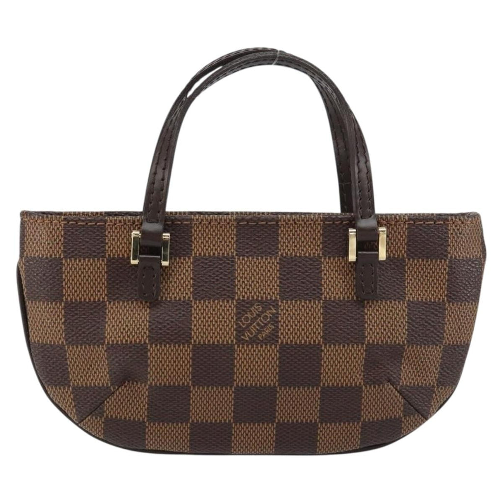 Louis Vuitton Manosque Pochette Damier Brown Canvas Clutche & Pouche Bag