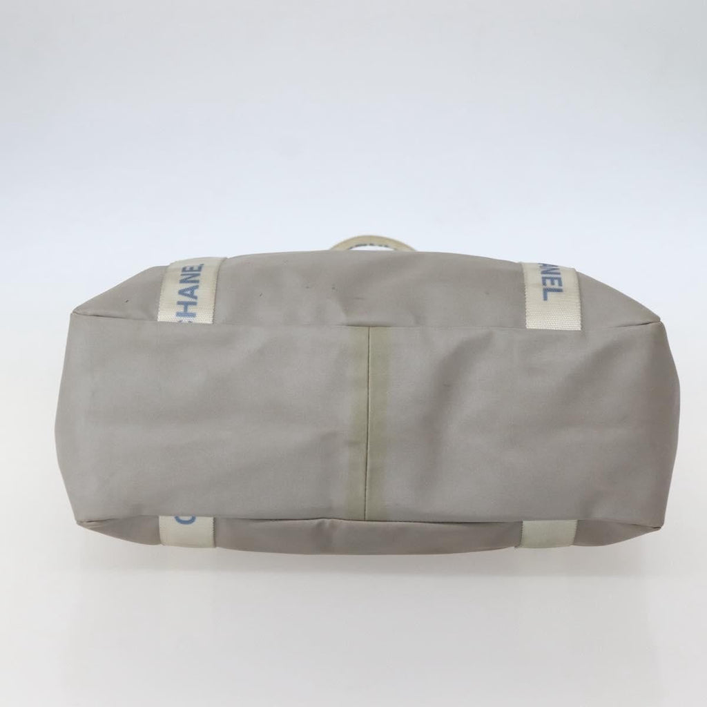 Chanel Sport Line Tote Bag Nylon Gray Nylon Tote Bag Bag