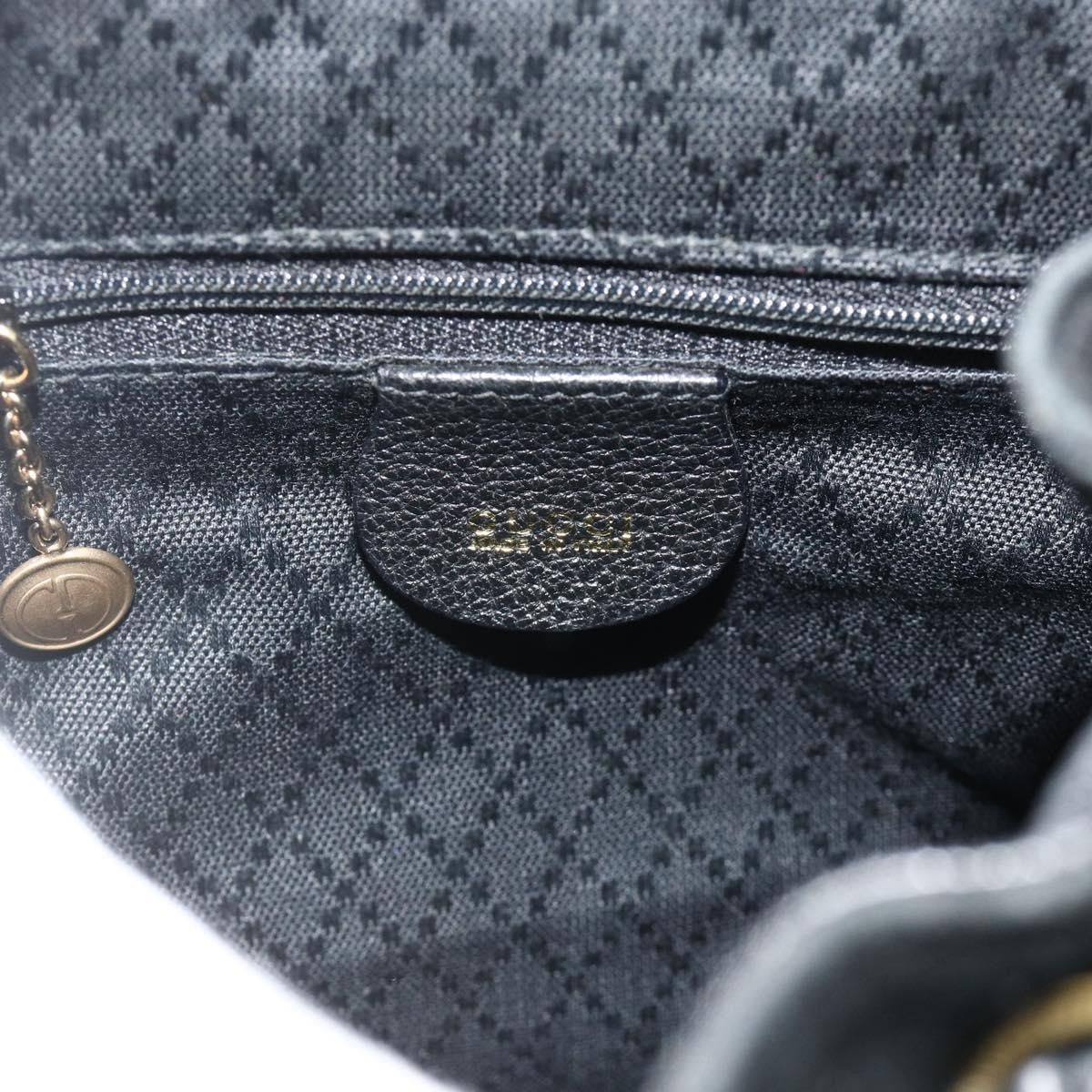 Gucci Gucci Bamboo Backpack Daim Black Suede Backpack Bag (Pre-Owned)