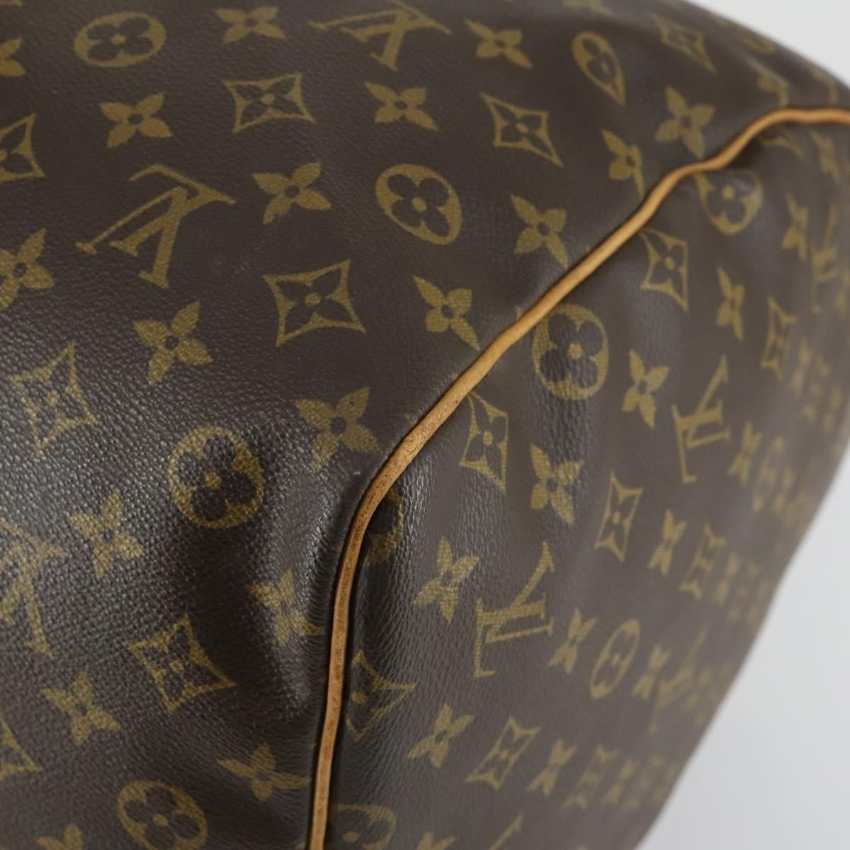 Louis Vuitton Keepall Bag Monogram Canvas Brown Canvas Travel Bag