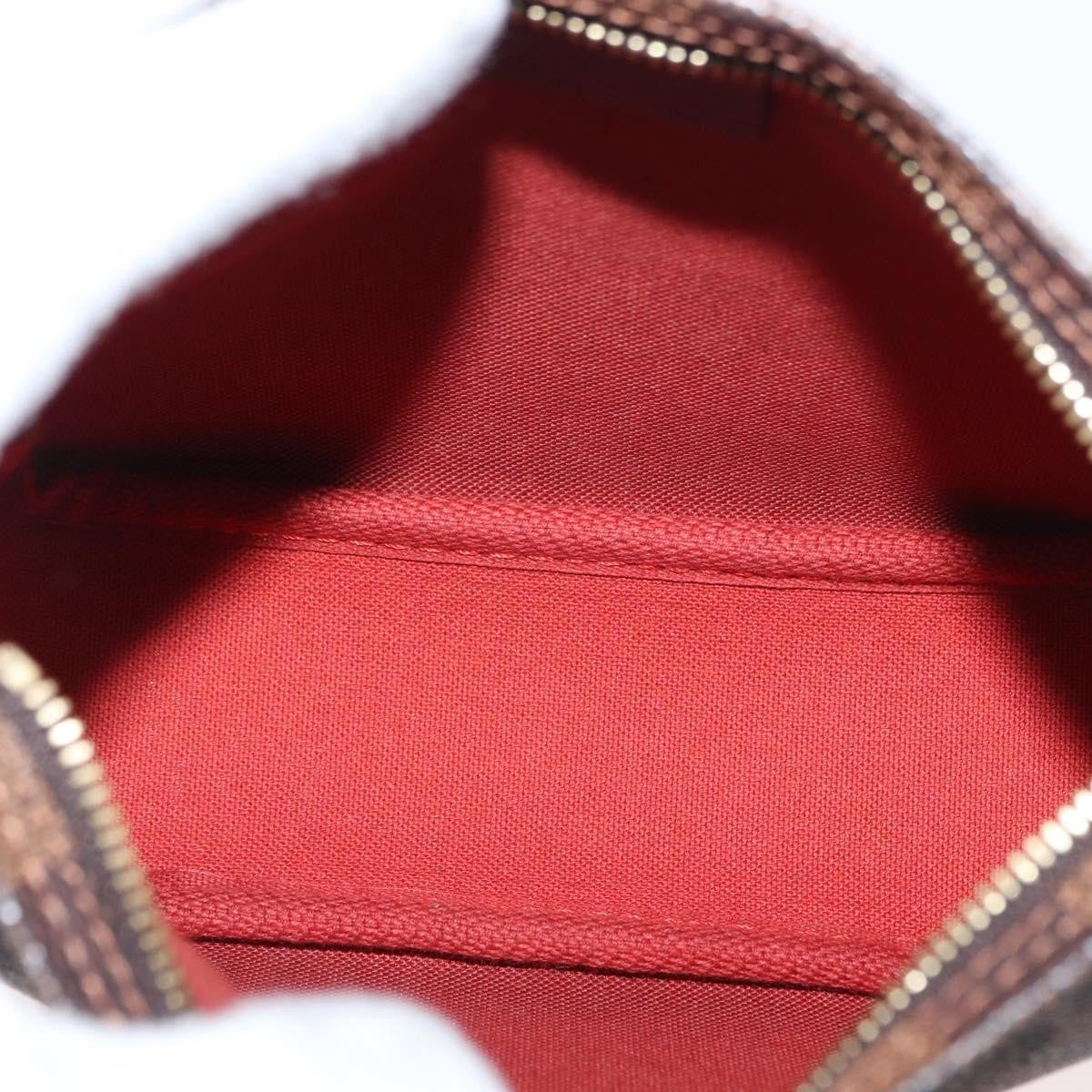 Louis Vuitton Trousse Make Up Bag Damier Canvas Brown Canvas Clutche & Pouche Bag