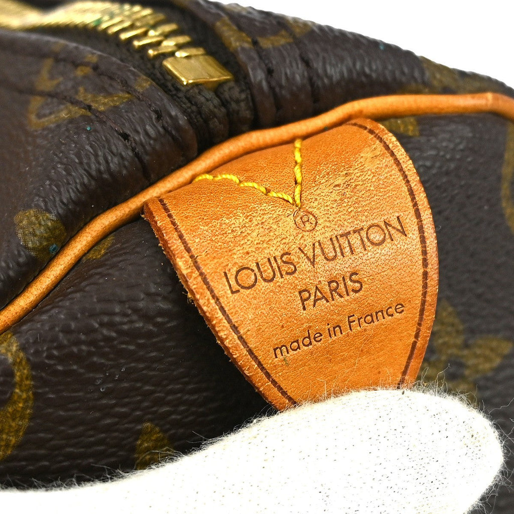 Louis Vuitton Keepall Bag Monogram Canvas Brown Canvas Travel Bag