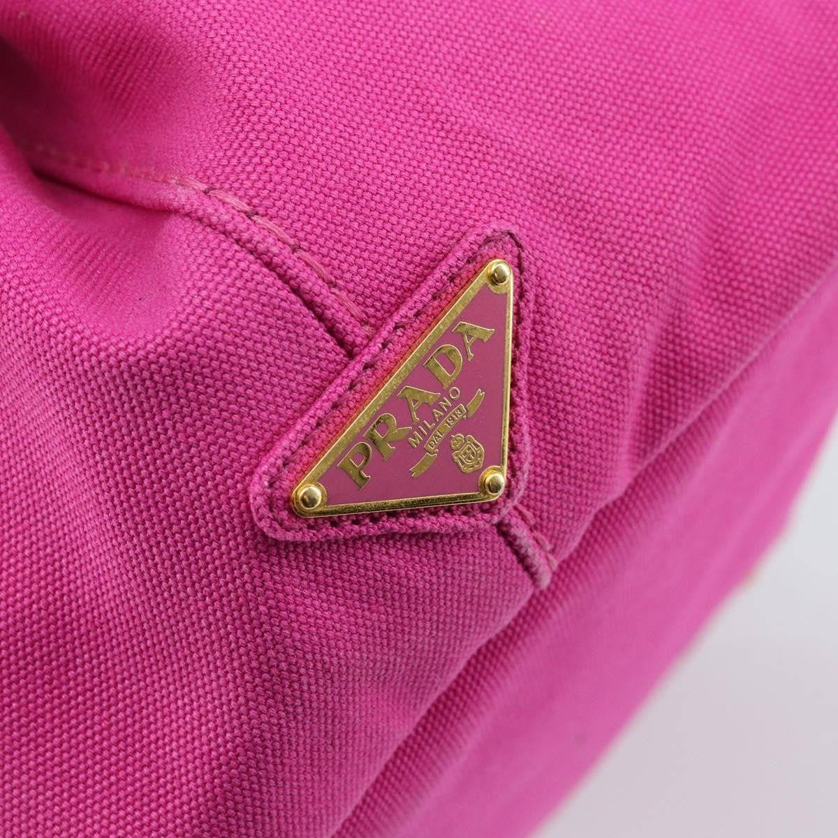 Prada Canapa Tote Canvas Pink Canvas Tote Bag Bag