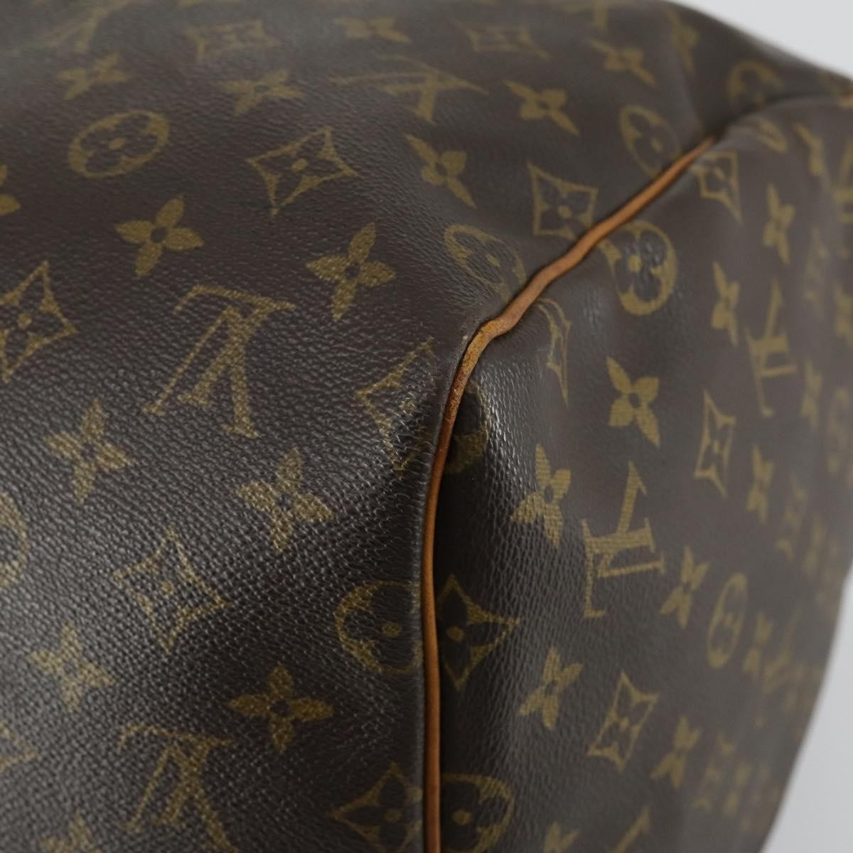 Louis Vuitton Keepall Bag Monogram Canvas Brown Canvas Travel Bag