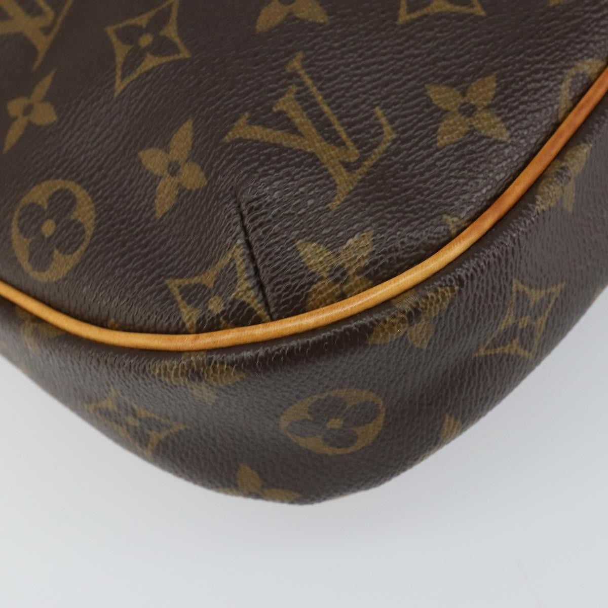 Louis Vuitton Odeon Handbag Monogram Canvas Brown Canvas Shoulder Bag