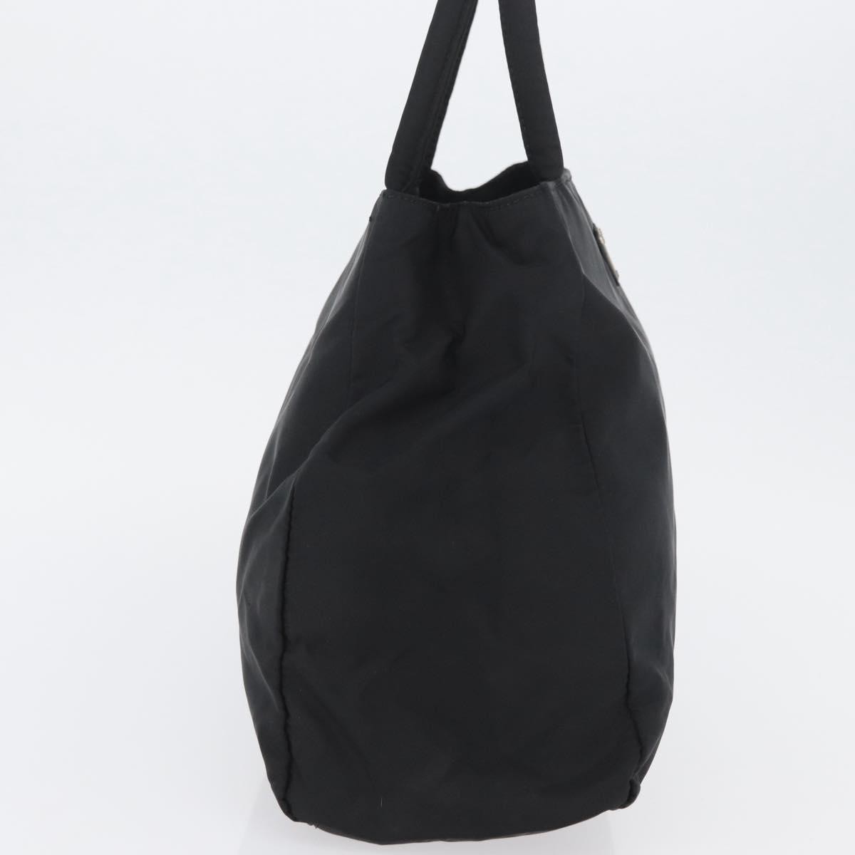 Prada Vintage Zip Tote Tessuto Black Nylon Tote Bag Bag