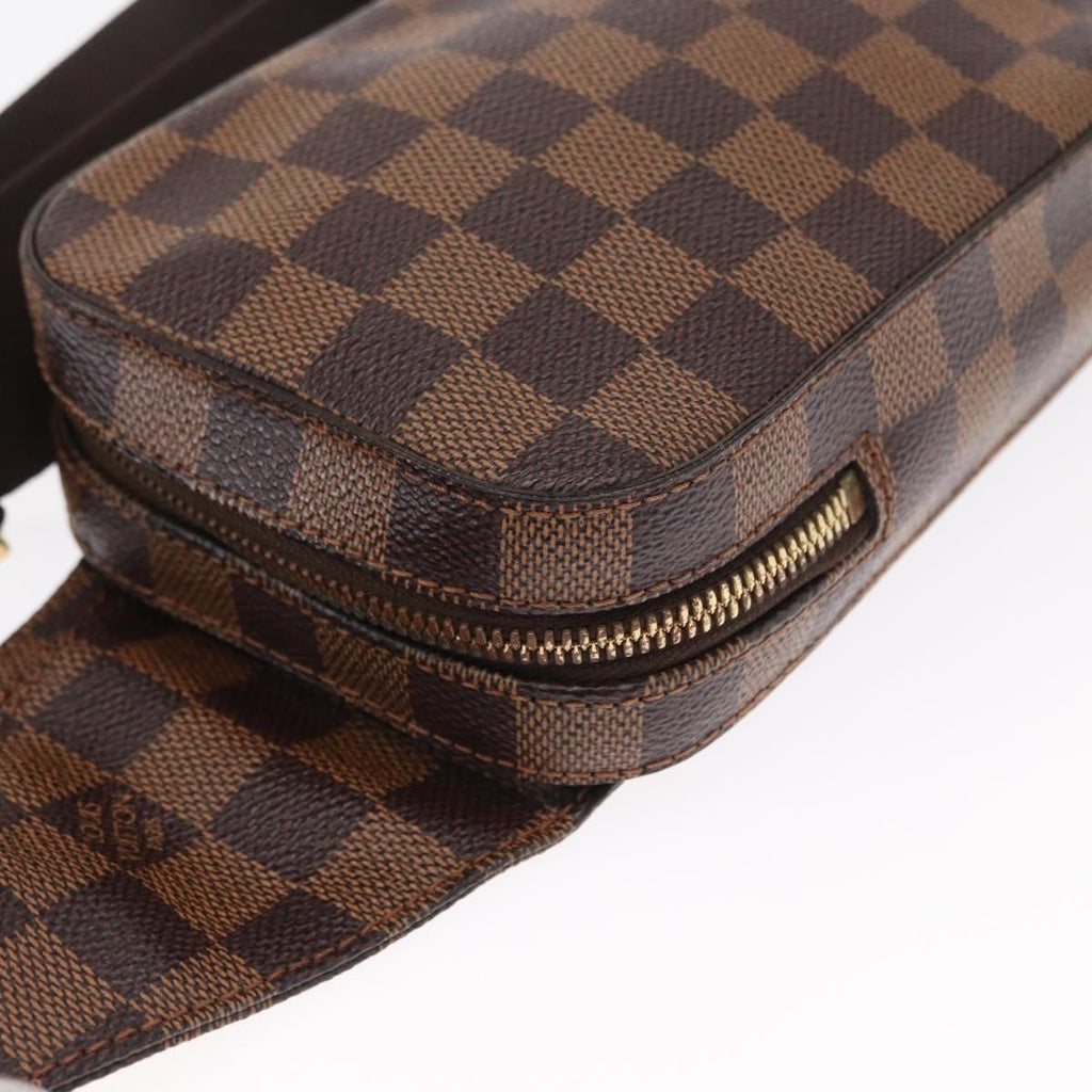 Louis Vuitton Geronimos Waist Bag Damier Brown Canvas Clutche & Pouche Bag