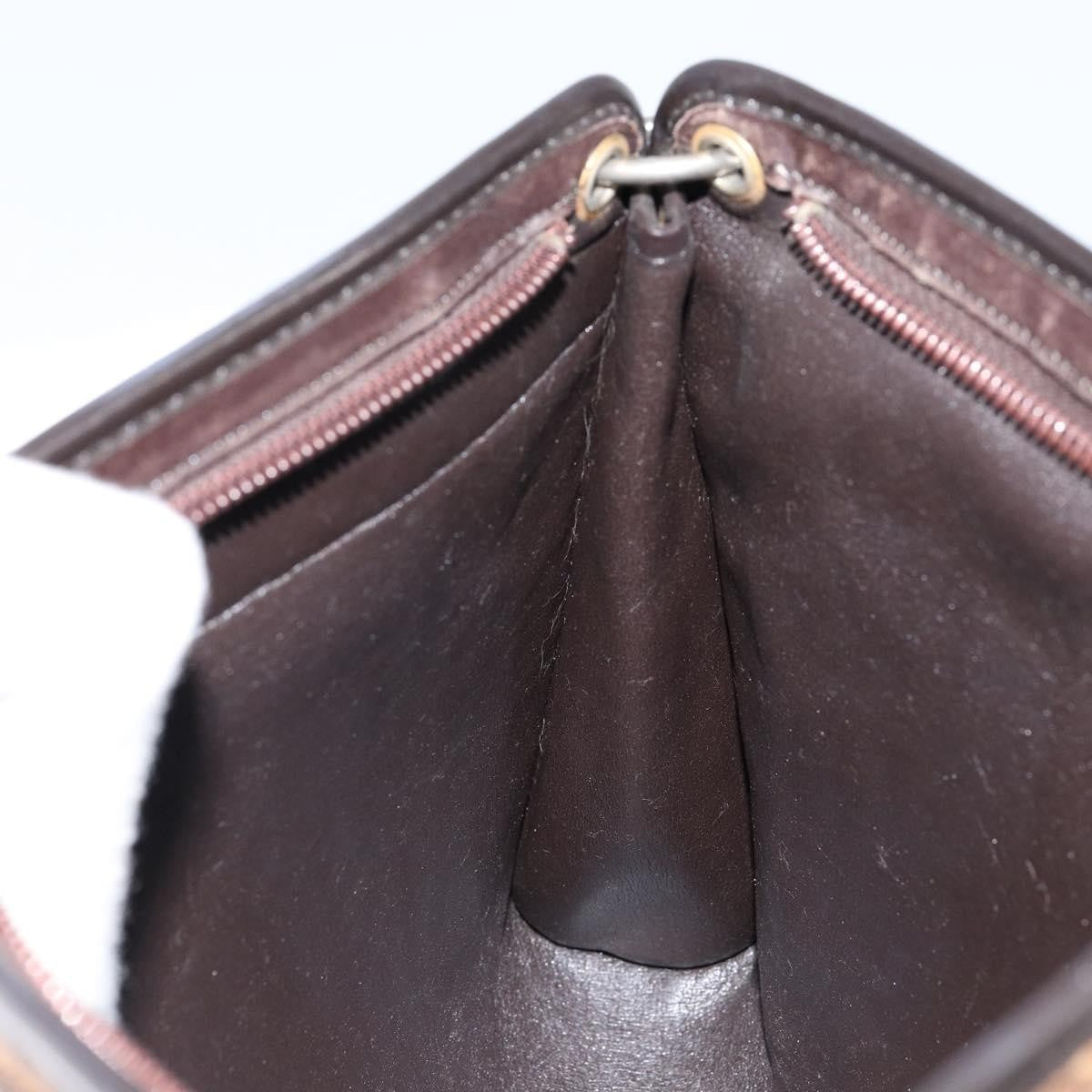 Christian Dior Vintage Trotter Shoulder Bag Canvas Brown Canvas Shoulder Bag Bag (Pre-Owned)