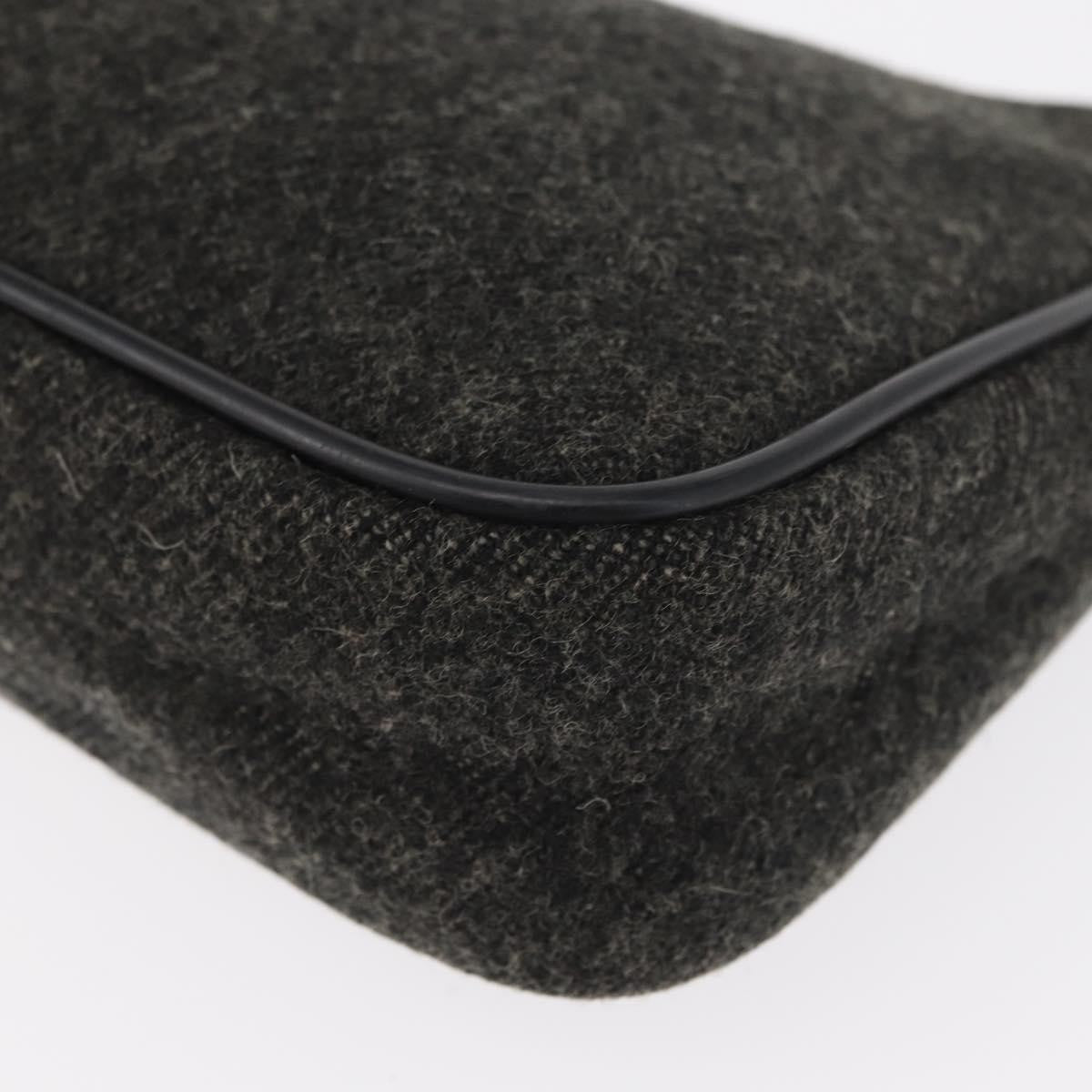 Prada Re-Edition 2000 Hobo Wool Gray Wool Handbag