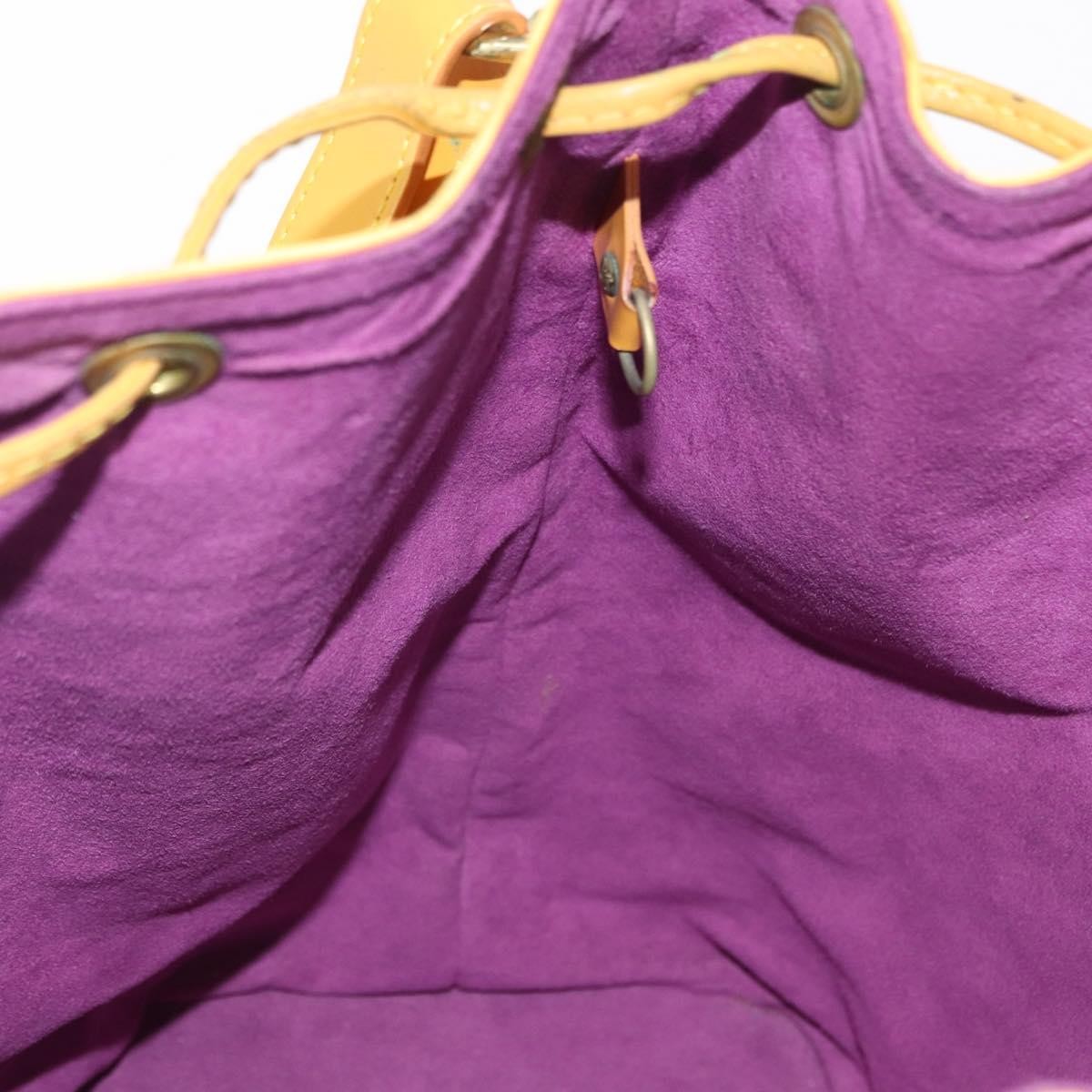 Louis Vuitton Noe Handbag Epi Leather Yellow Leather Shoulder Bag