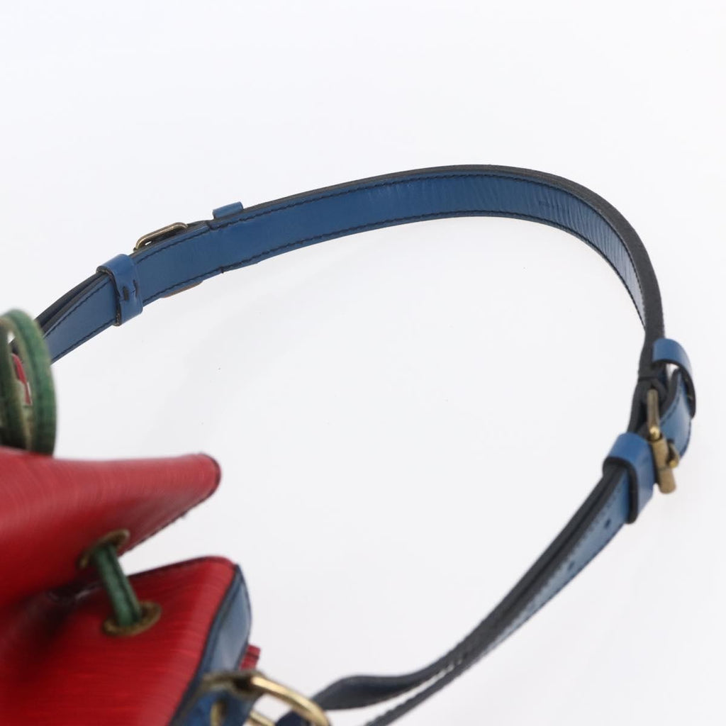 Louis Vuitton Tricolor Noe Handbag Epi Leather Red Leather Shoulder Bag