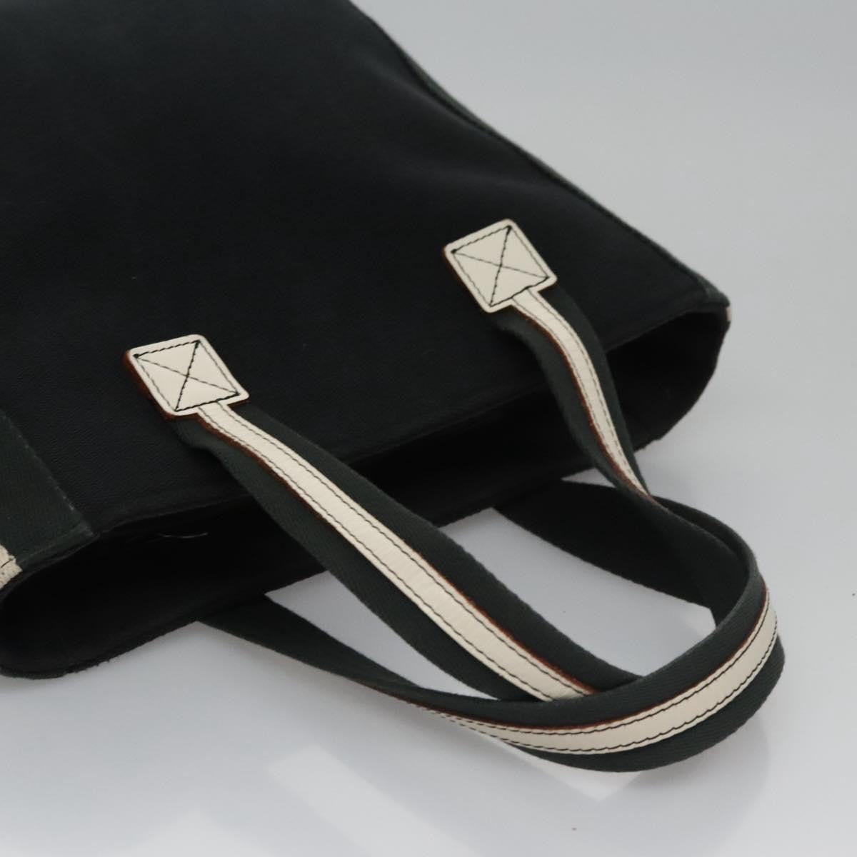 Burberry Blue Label Tote Bag Canvas Black Canvas Tote Bag