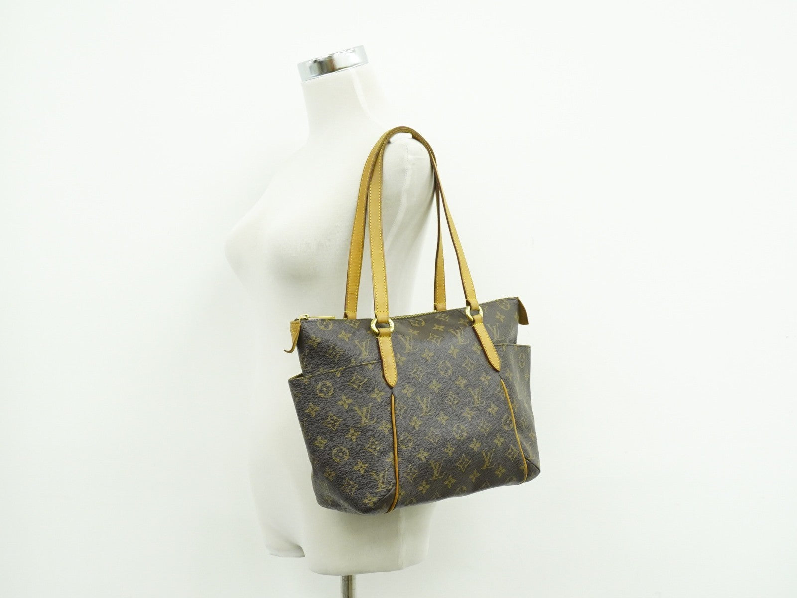 Louis Vuitton Totally Handbag Monogram Canvas Brown Canvas Tote Bag