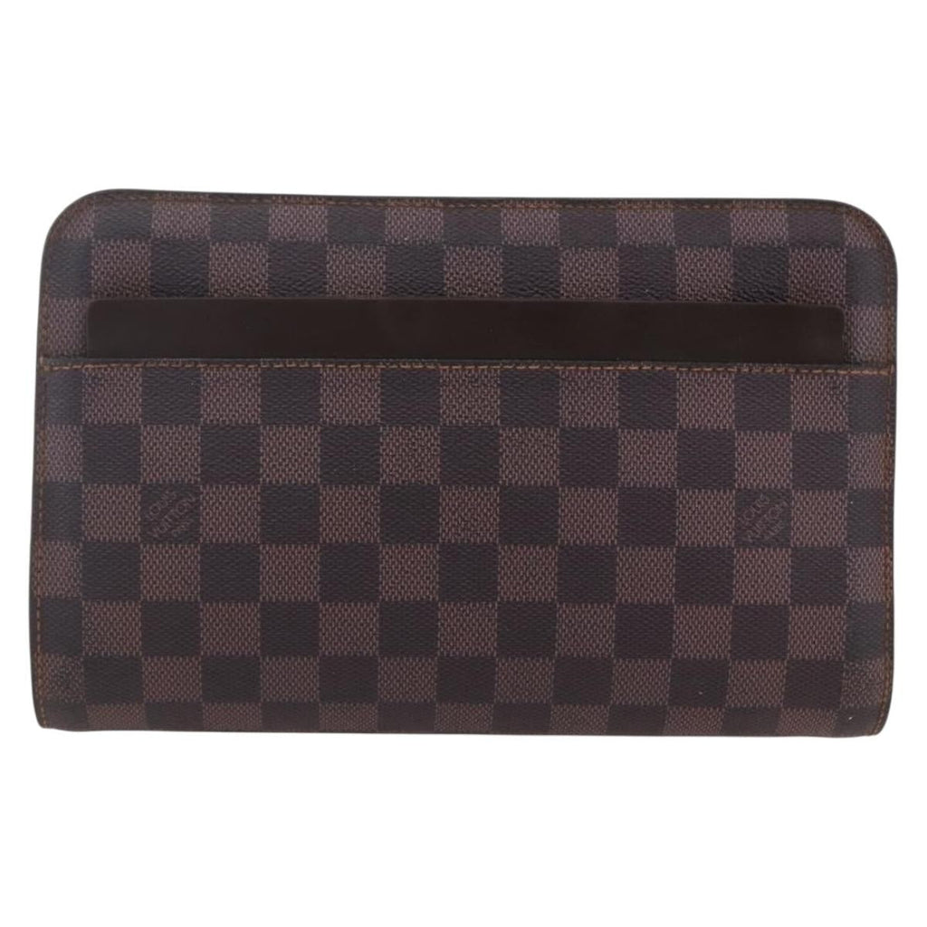Louis Vuitton Pochette Saint Louis Damier Brown Canvas Clutche & Pouche Bag