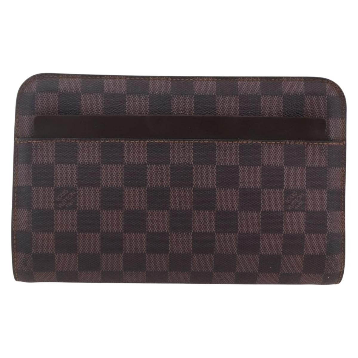 Louis Vuitton Pochette Saint Louis Damier Brown Canvas Clutche & Pouche Bag