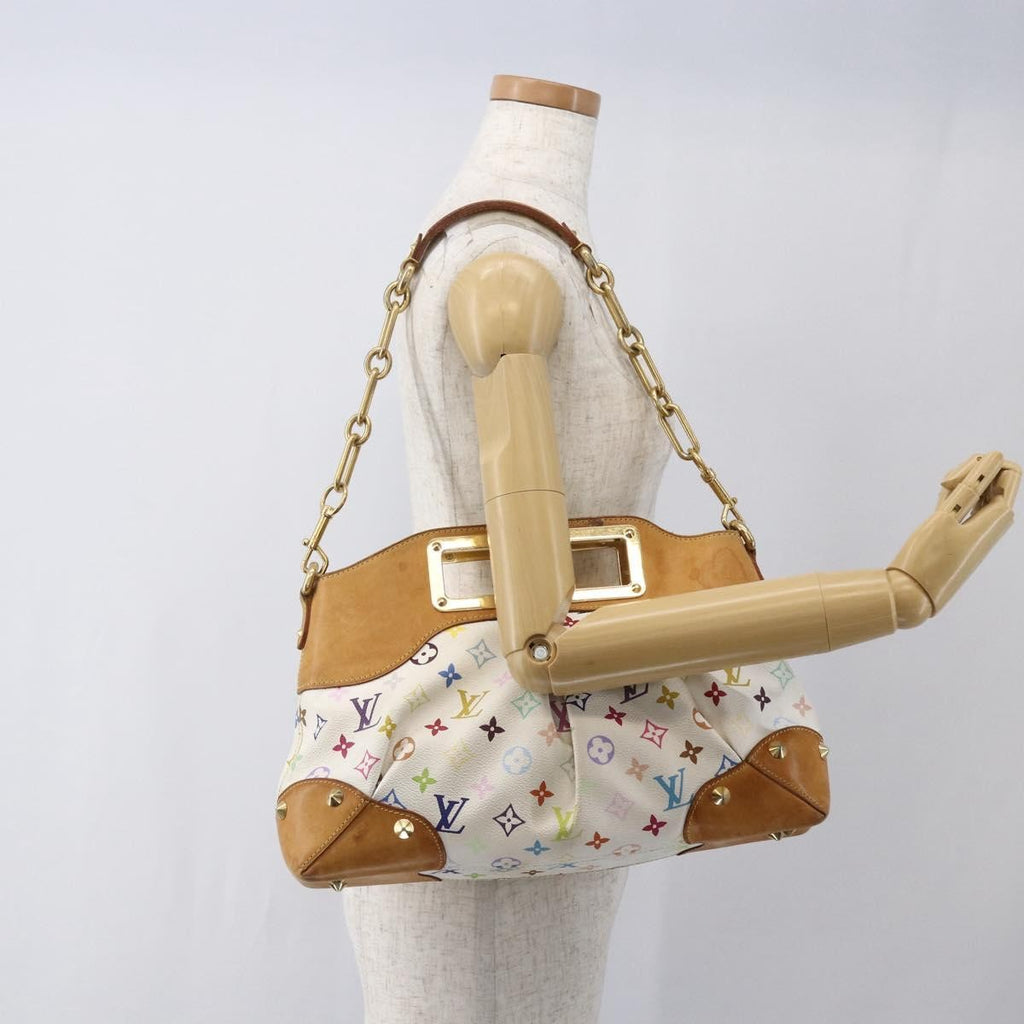 Louis Vuitton Judy Handbag Monogram Multicolor Multicolour Canvas Handbag