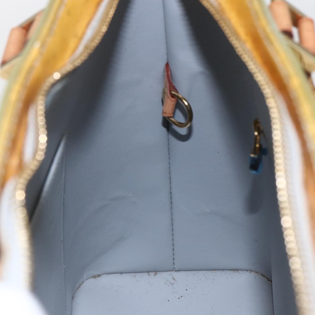 Louis Vuitton Houston Handbag Monogram Vernis Green Patent_Leather Tote Bag