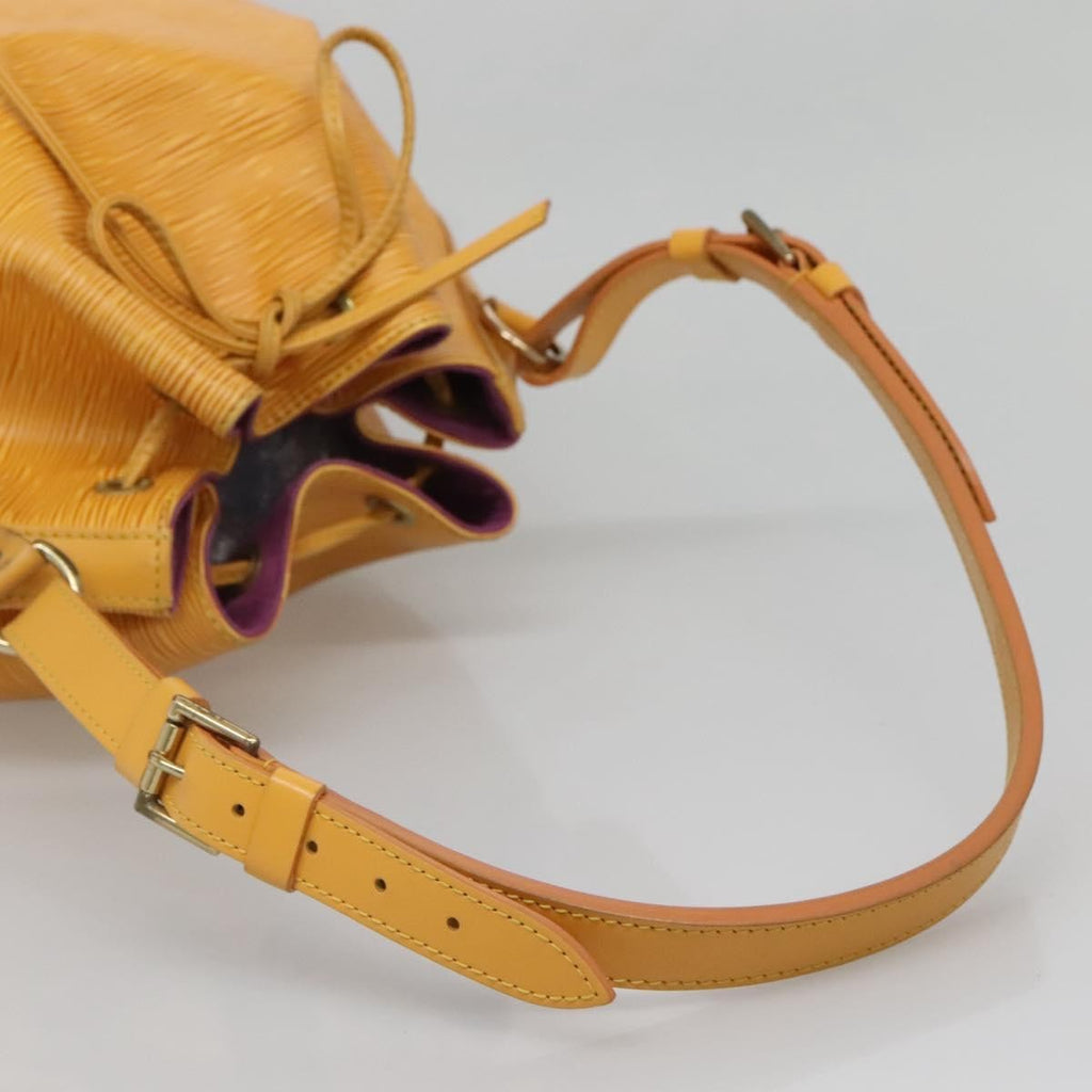 Louis Vuitton Noe Handbag Epi Leather Yellow Leather Bag