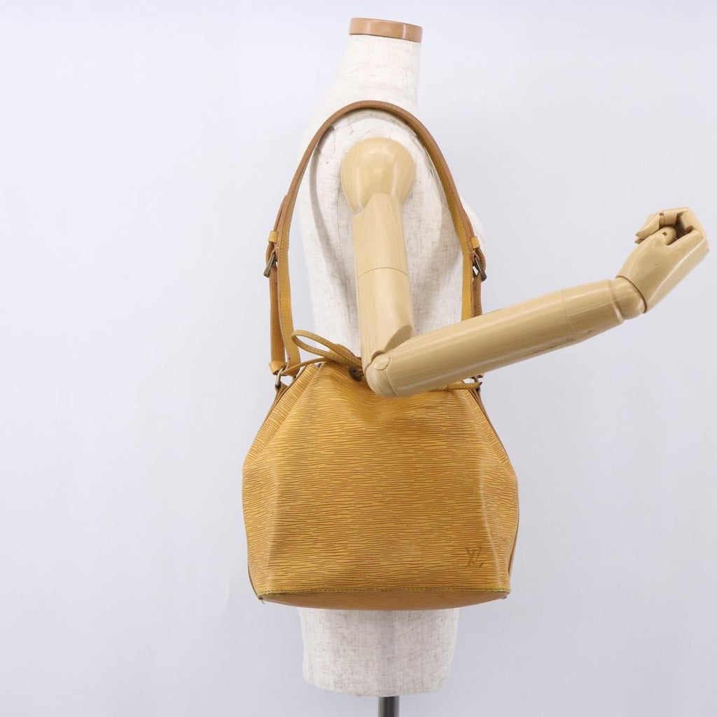 Louis Vuitton Petit Noe Handbag Epi Leather Yellow Leather Shoulder Bag