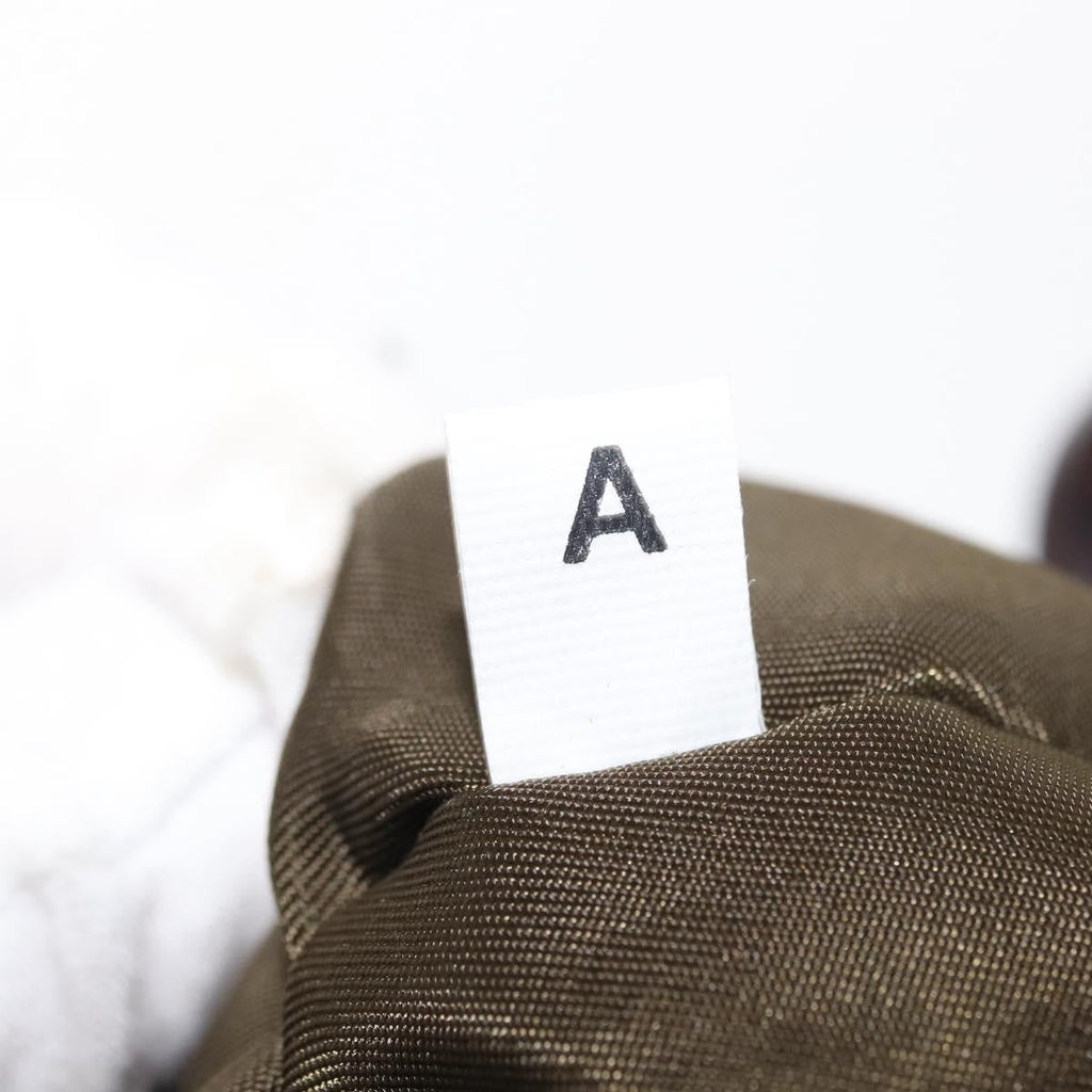 Prada Resin Handle Tote Tessuto Khaki Nylon Tote Bag Bag