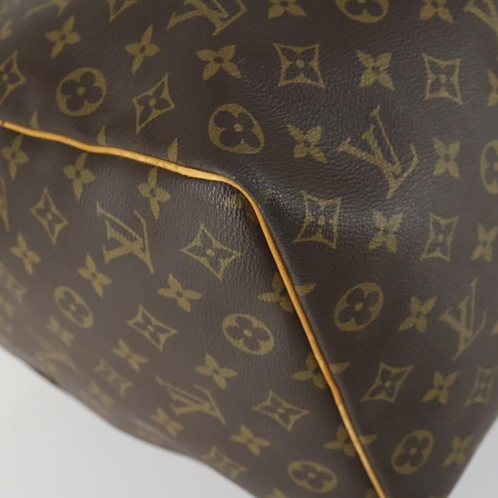 Louis Vuitton Keepall Bag Monogram Canvas Brown Canvas Travel Bag