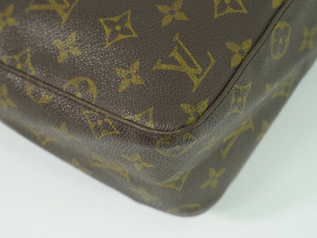 Louis Vuitton Monogram Looping Handbag Monogram Canvas Brown Canvas Shoulder Bag