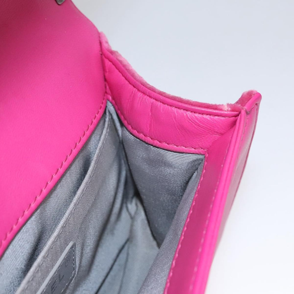 Chanel Boy Flap Bag Quilted Velvet Pink Velvet Shoulder Bag Bag