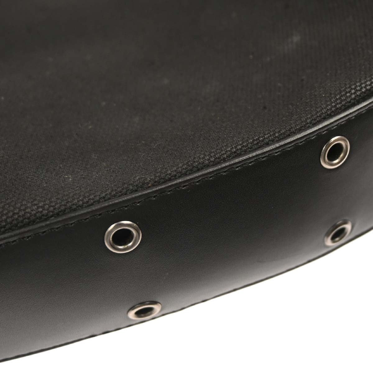 Christian Dior Vintage Street Chic Columbus Shoulder Bag Canvas Black Canvas Shoulder Bag Bag (Pre-Owned)
