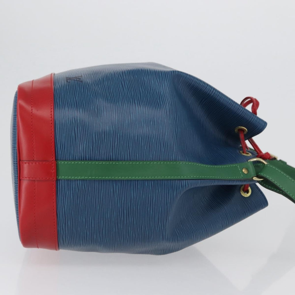 Louis Vuitton Tricolor Noe Handbag Epi Leather Blue Leather Shoulder Bag