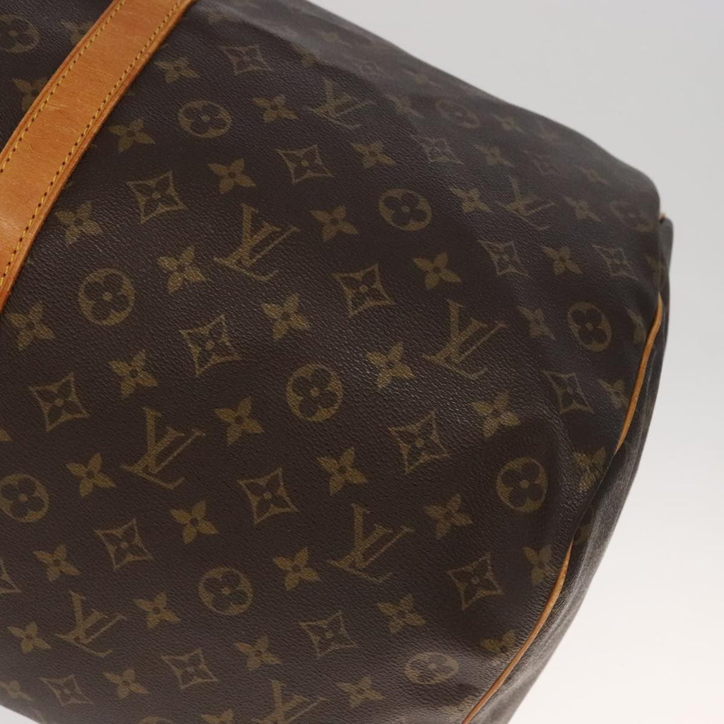 Louis Vuitton Keepall Bag Monogram Canvas Brown Canvas Travel Bag