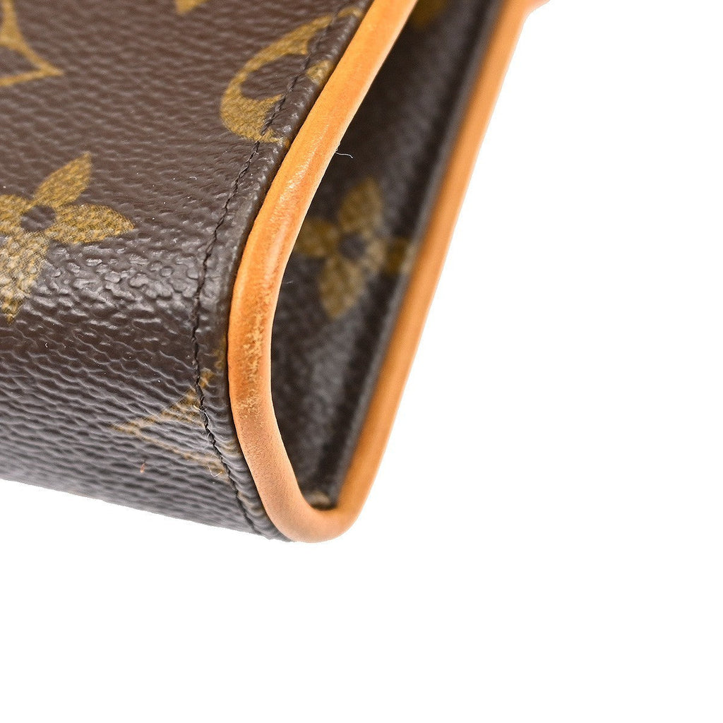 Louis Vuitton Florentine Waist Bag Monogram Canvas Brown Canvas Clutche & Pouche Bag