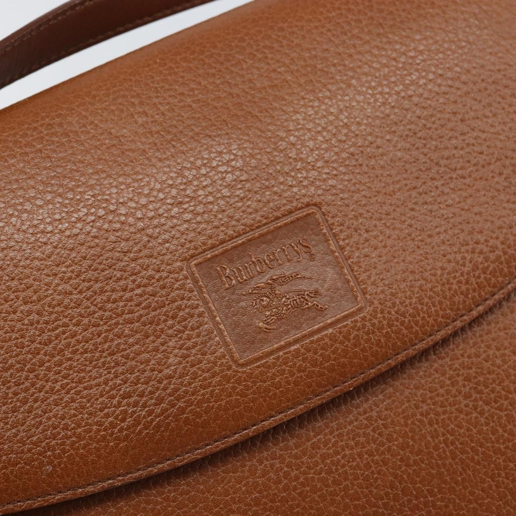 Burberry Vintage Shoulder Bag Leather Brown Leather Shoulder Bag