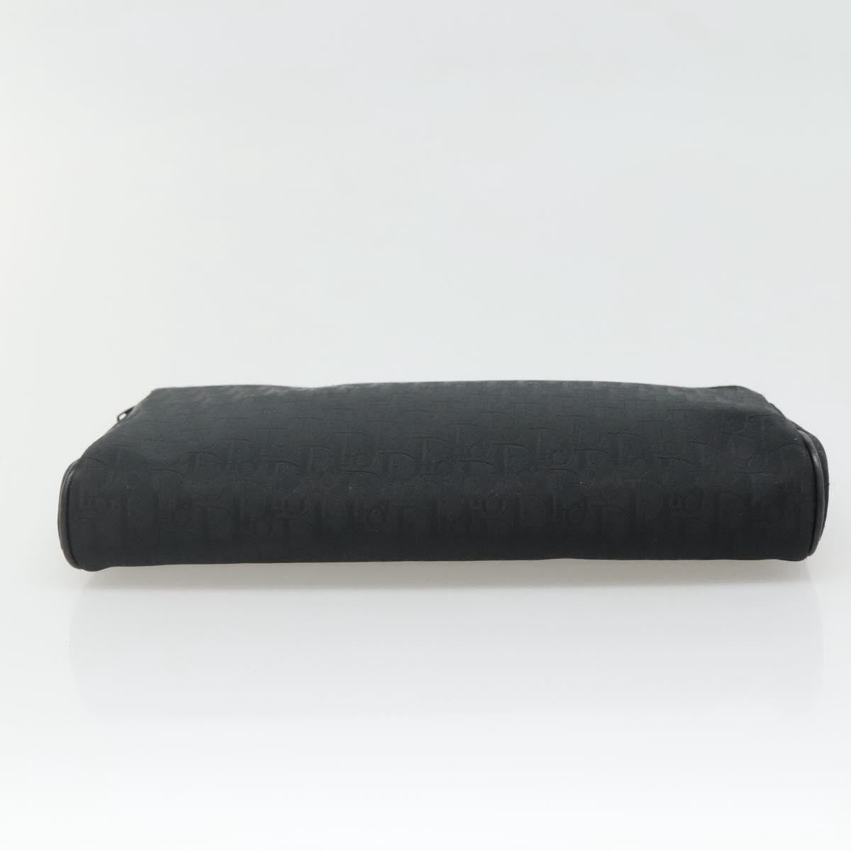 Christian Dior Trotter Pouch Diorissimo Canvas Black Canvas Clutche & Pouche Bag (Pre-Owned)