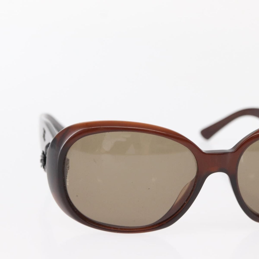 Chanel Camélia Sunglasses Plastic Brown Plastic Sunglasse Accessory