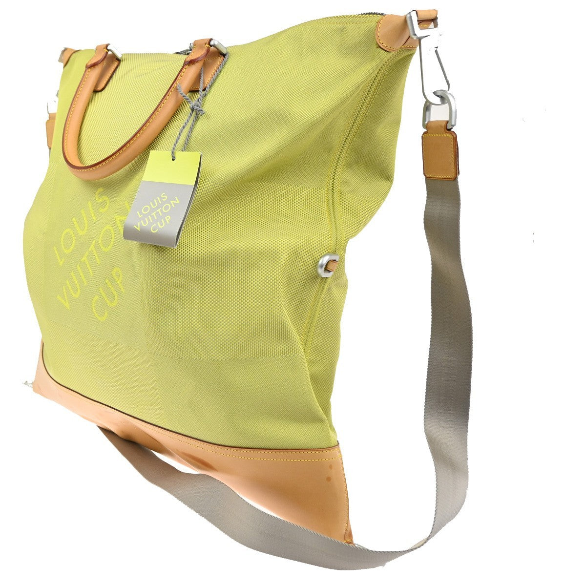 Louis Vuitton Cup Cube Bag Damier Geant Canvas Yellow Canvas Shoulder Bag