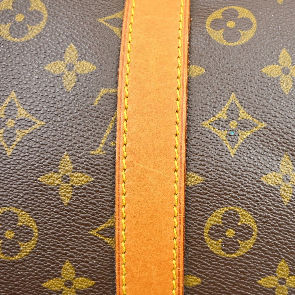 Louis Vuitton Keepall Bag Monogram Canvas Brown Canvas Travel Bag