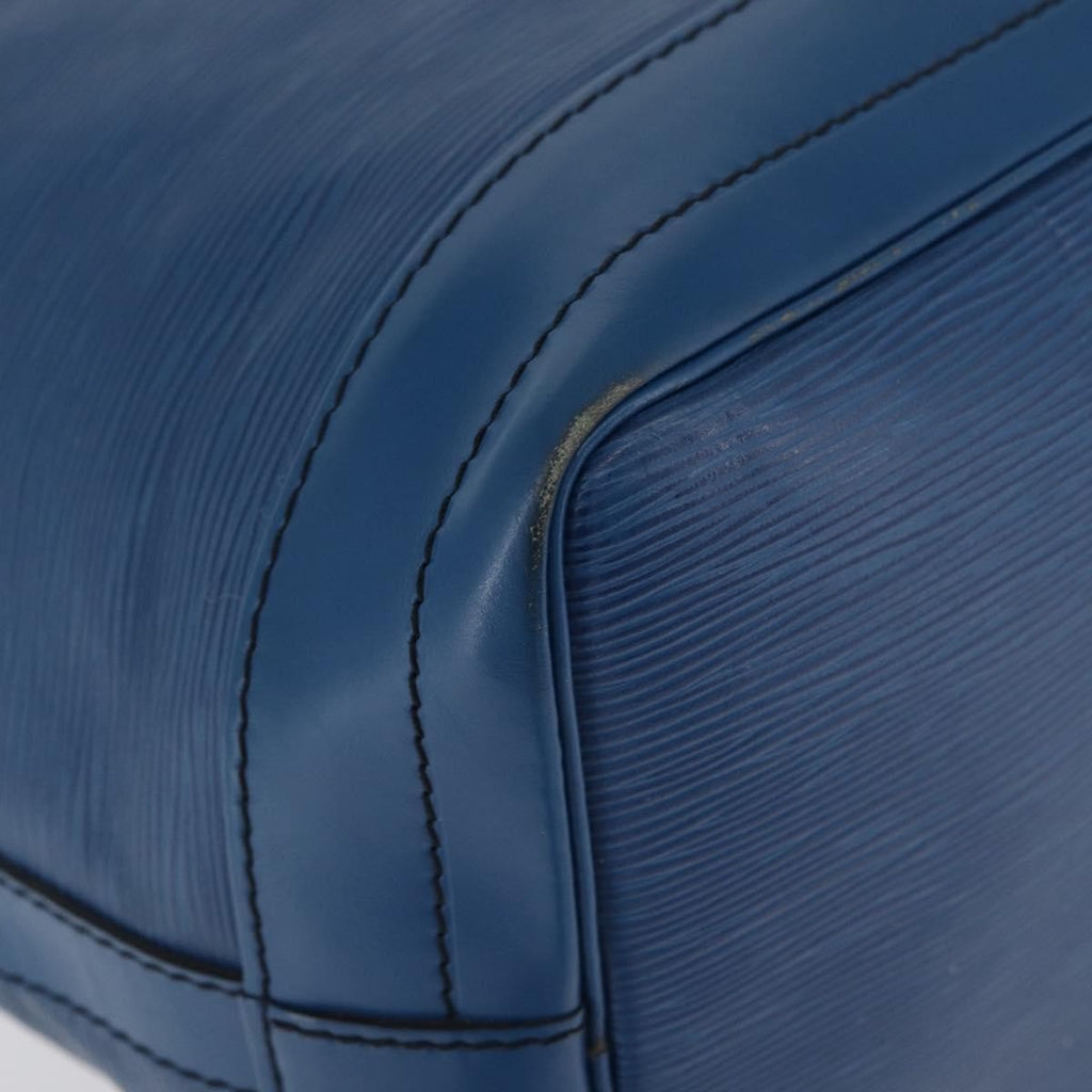 Louis Vuitton Petit Noe Nm Handbag Epi Leather Blue Leather Shoulder Bag