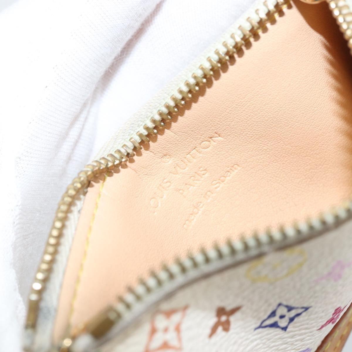 Louis Vuitton Pochette Clés Monogram Canvas Multicolour Canvas Wallets Accessory