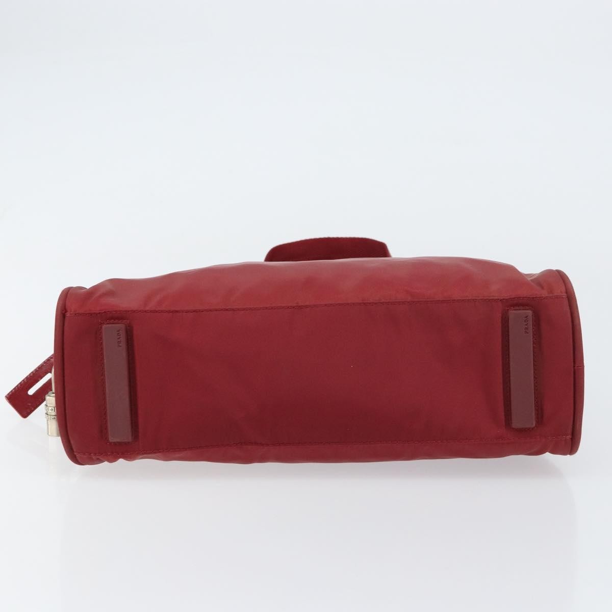 Prada Zip Around Tote Tessuto Red Nylon Shoulder Bag Bag
