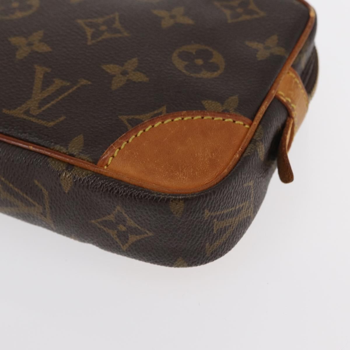 Louis Vuitton Marly Dragonne Clutch Monogram Canvas Brown Canvas Clutche & Pouche Bag