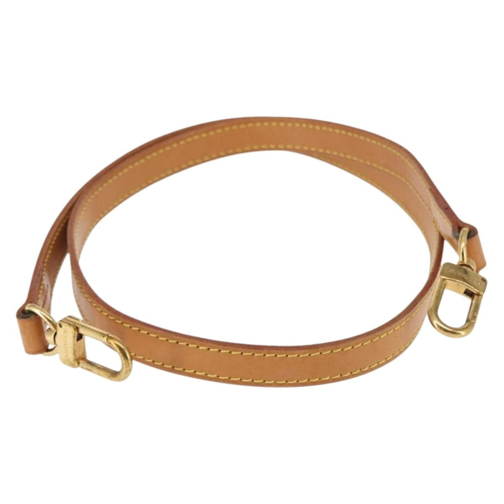Louis Vuitton Bandouliere Leather Beige Leather Straps Accessory